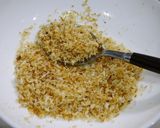 レンジで簡単！焼きパン粉ささみカツ丼作り方2写真