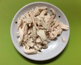 茹で鶏と豆腐の中華粥by茹で鶏のスープ作り方1写真