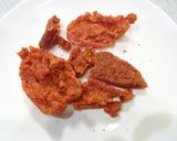 乾燥明太子とクリームチーズで作るペースト作り方1写真
