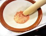 乾燥明太子とクリームチーズで作るペースト作り方2写真