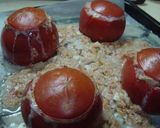 トマトのひき肉オーブン焼き作り方4写真