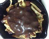 チョコ・ポテ・ベーコンスキレット作り方3写真