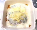絶品♡濃厚ホワイトソース焼きハンバーグ作り方5写真