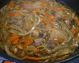 牛とゴボウの炒め煮（すき焼き風）作り方3写真