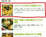 ☆キャベツときのこの和風パスタ☆作り方7写真