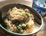 春菊の香りごはん作り方5写真