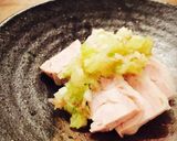 冷やし茹で鶏のねぎ塩ダレ☆鳥良風作り方5写真