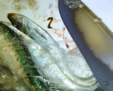いわし（さんま）の圧力鍋で骨まで煮つけ作り方1写真