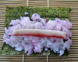 簡単！花の飾り巻き寿司　ひなまつりにも作り方4写真