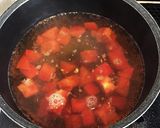 簡単！トマトと卵とチーズのスープ作り方3写真