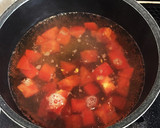 簡単！トマトと卵とチーズのスープ作り方3写真