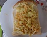 お好み焼き風トースト♪作り方3写真