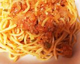 ミート炒めパスタ作り方4写真