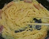 フライパン１つで♪簡単濃厚カルボナーラ作り方5写真