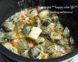 炊飯器で簡単！あさりの洋風炊き込みご飯♪作り方6写真
