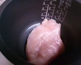 炊飯器にお任せ！鶏胸肉ガーリックステーキ作り方2写真