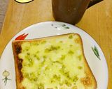 青海苔チーズトースト(*^^*)作り方2写真