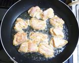 油はフライパン5mm！鶏もも肉の唐揚げ作り方7写真