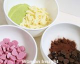 3色のカラフルなチョコ・ラスク作り方3写真