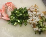 かにカマとちくわのアジアン炒飯作り方1写真