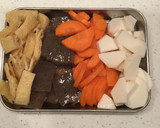 簡単で本格的☆ごま油香る うどん鍋作り方1写真