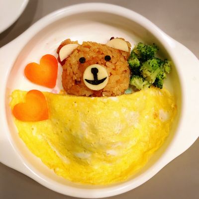 クマさんオムライス♡ by Riiina♪ 【クックパッド】 簡単おいしい