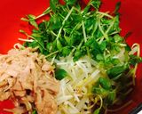 豆苗とモヤシえのきのツナ和え作り方1写真