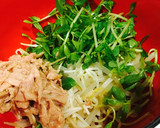 豆苗とモヤシえのきのツナ和え作り方1写真