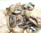 鶏胸肉の梅干し生クリームソース作り方4写真