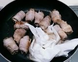 さっぱり梅肉照り焼き❤舞茸の肉巻き♪作り方8写真