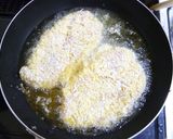 油はフライパン1cm！鶏むね肉チキンカツ作り方12写真