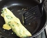 中華風?ニラ玉子焼き作り方3写真