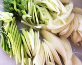 長ねぎのミルクスープ★作り方1写真