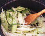 長ねぎのミルクスープ★作り方2写真