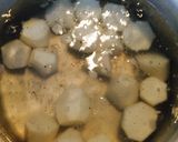 里芋と肉だんごのクリームシチュー作り方1写真