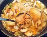 豚汁アレンジ★豪快【鶏の手羽先汁】♪作り方7写真