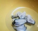 簡単！牡蠣と水菜DEワンポットパスタ♪作り方1写真