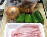 豚肉と玉ねぎとピーマンの中華風生姜焼き作り方3写真