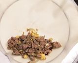 生のままで！?もやし&挽肉の春巻の皮包み作り方6写真
