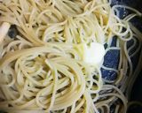 簡単！牡蠣と水菜DEワンポットパスタ♪作り方6写真