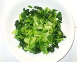 冷凍海老・コーン・小松菜の温野菜サラダ作り方6写真