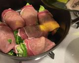 肉巻き春キャベツのトマト煮込み♡作り方13写真