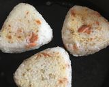 しゃけバター焼おにぎり作り方3写真