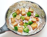 朝食に！コーンポタージュのパングラタン作り方2写真