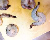 アーモンド衣の海老カツ。低糖質カツ。作り方1写真