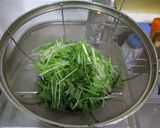 ウチの❤水菜のサラダ作り方1写真