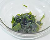 豆苗とわかめのナムル作り方3写真
