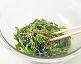 豆苗とわかめのナムル作り方4写真