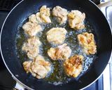油はフライパン5mm！鶏もも肉の塩唐揚げ作り方8写真