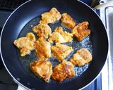 油はフライパン5mm！鶏もも肉の唐揚げ作り方8写真